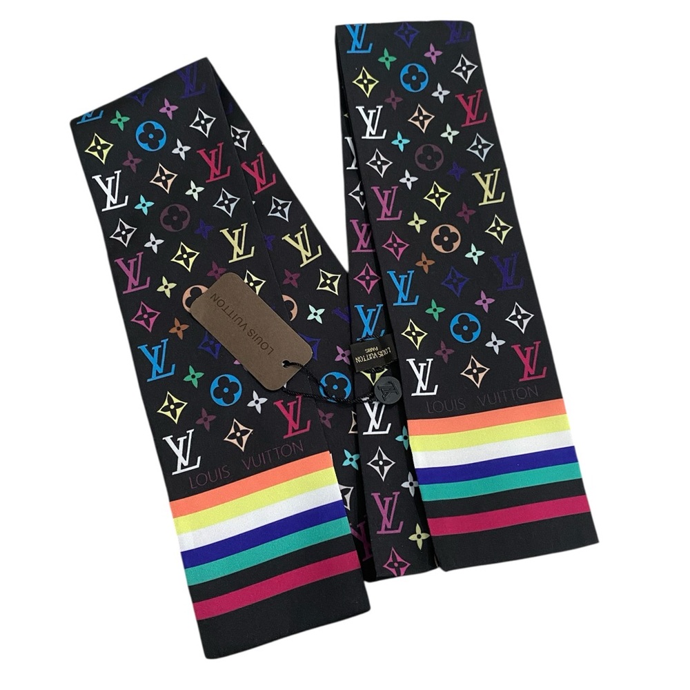 Multicolor Monogram Scarf